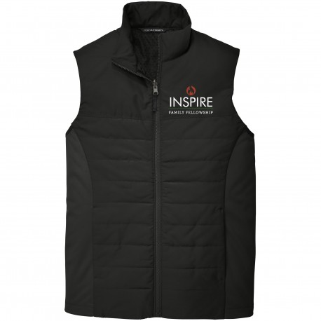 J903 Embroidered Inspire Family Fellowship Puffy Vest