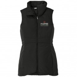 L903 Womens Embroidered Inspire Family Fellowship Puffy Vest