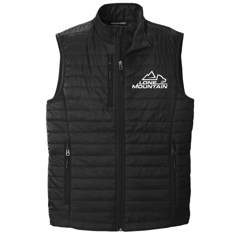 Lone Mountain Embroidered Puffer Vest