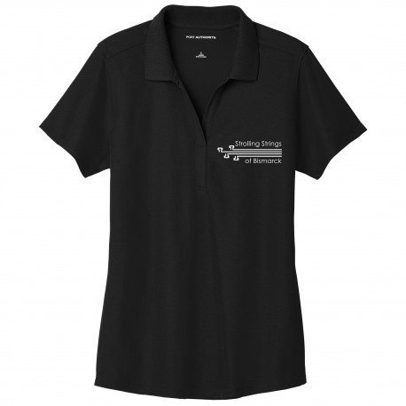 Strolling Strings Embroidered Ladies Polo