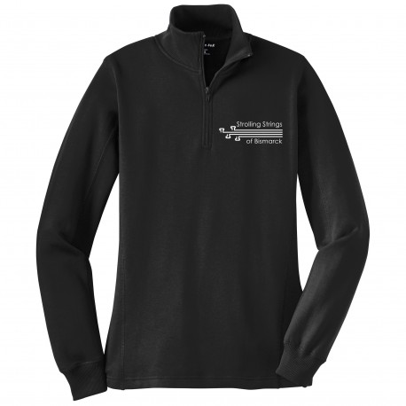 Embroidered Strolling Strings Ladies' 1/4 Zip