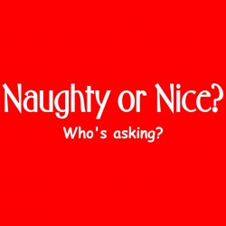 Naughty Or Nice Who's Asking
