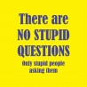 There Are No Stupid Questions Only Stupid People Asking Them