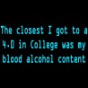 The Closest I Got To A 4.0 In College Was My Blood Alcohol Content