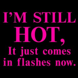 I'm Still Hot, It Just Comes In Flashes Now.