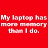 My Laptop Has More Memory Than I Do.